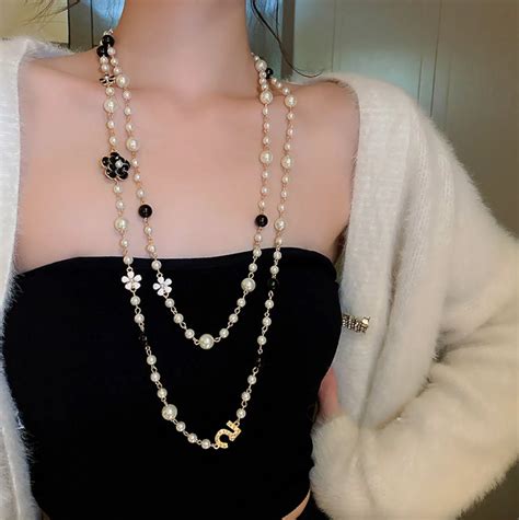 pearl chanel necklace dupe|chanel trendy dupe.